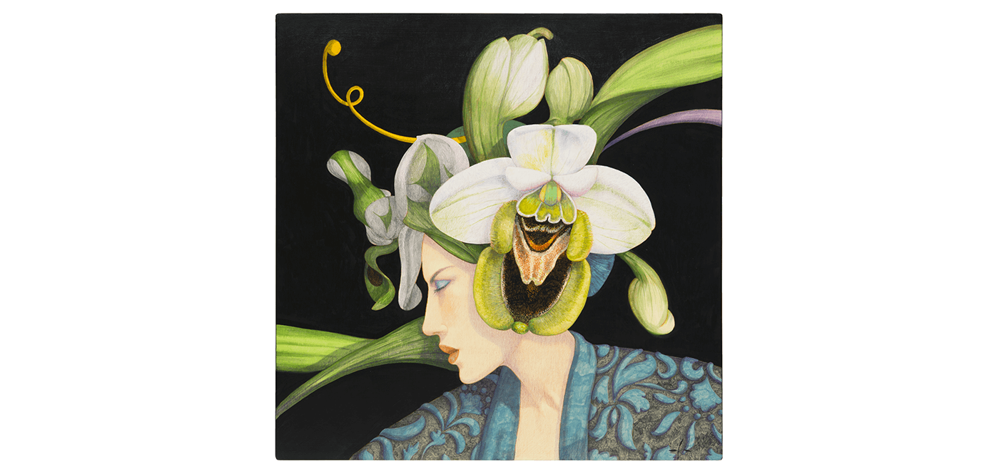 quadro detail orchidea lato